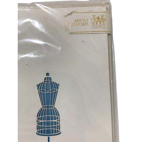 Pure Alchemy Paper Engineered Wedding Card Popup Laser Cut AL006 Something Blue - Picture 3 of 7